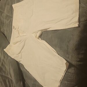 WHITE CASUAL PANTS XL